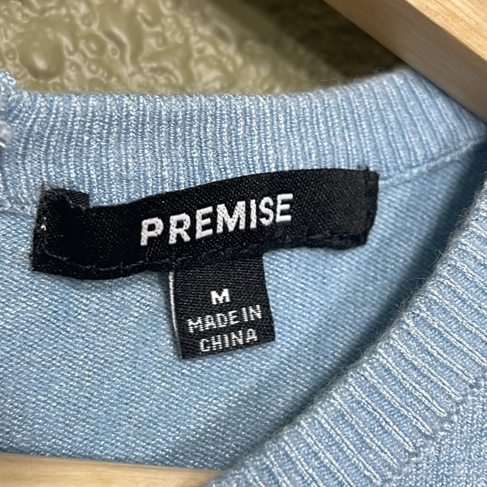 PREMISE LIGHTWEIGHT POLKA DOT SWEATER - Picture 9 of 11